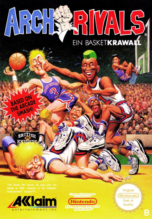 Arch Rivals - A Basketbrawl! (Europe) box art
